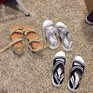 Platform sandals brand new never worn